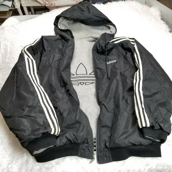 adidas reversible puffer jacket